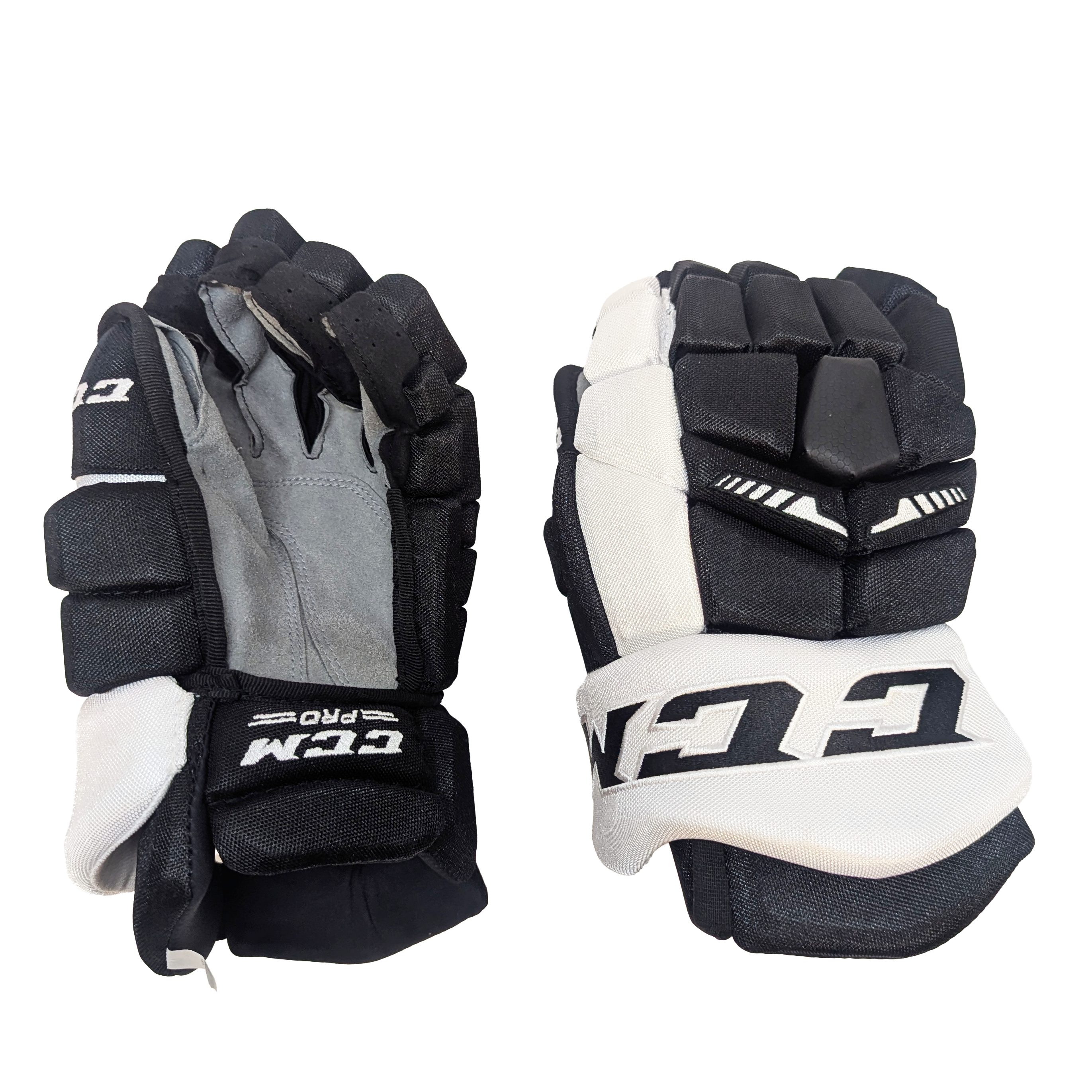 CCM HGTK - Gant NHL Pro Stock - Penguins de Pittsburgh (noir/blanc)